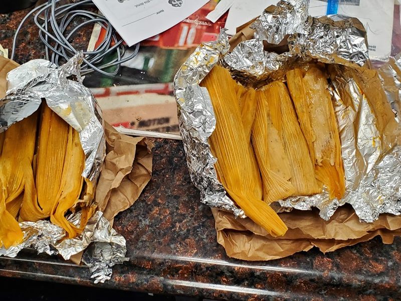 Ruben's Homemade Tamales food